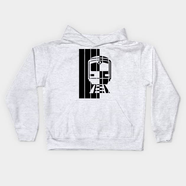 train railwayman trains driver Kids Hoodie by Johnny_Sk3tch